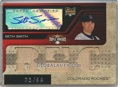 2008 Topps Triple Threads #158: Seth Smith