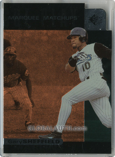 1997 SP Marquee Matchups MM16: Gary Sheffield