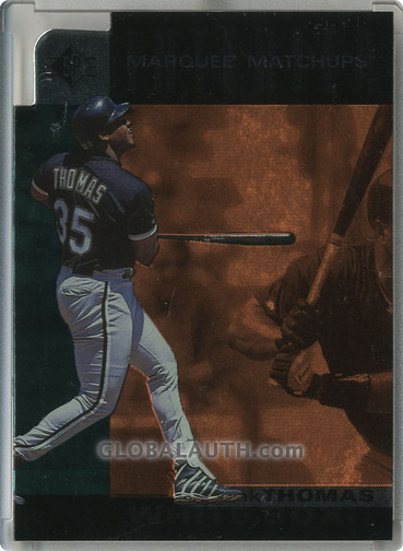 1997 SP Marquee Matchups MM19: Frank Thomas