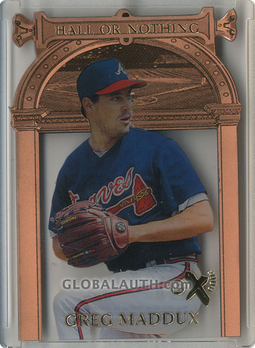 1997 E-X2000 Hall or Nothing #12: Greg Maddux