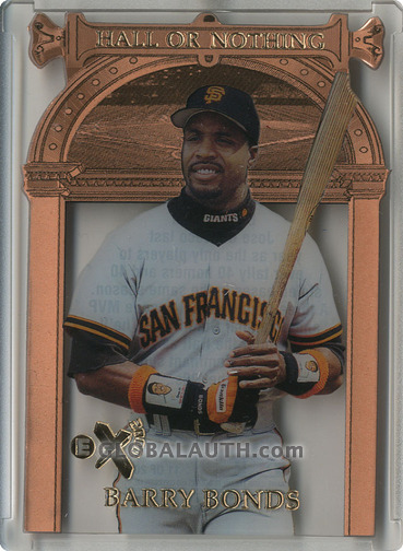 1997 E-X2000 Hall or Nothing #11: Barry Bonds